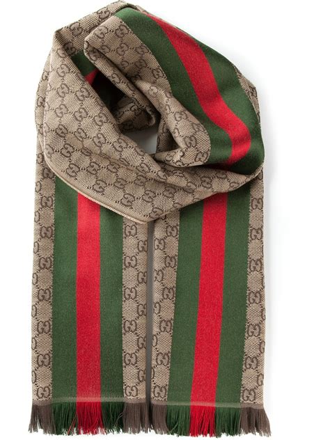 fake gucci print scarf|gucci monogram scarf.